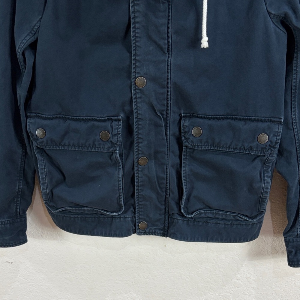 Abercrombie & Fitch Navy Hooded Men's Jacket,Size L. - Picture 5 of 17